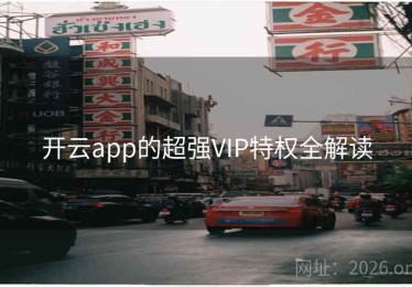 开云app的超强VIP特权全解读