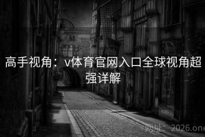 高手视角：v体育官网入口全球视角超强详解