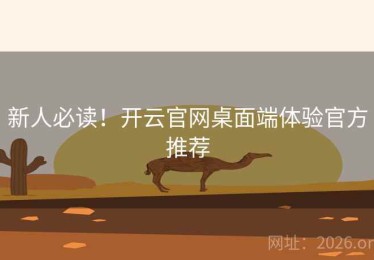新人必读！开云官网桌面端体验官方推荐