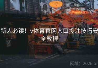 新人必读！v体育官网入口投注技巧安全教程