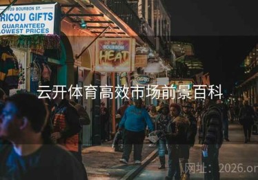 云开体育高效市场前景百科