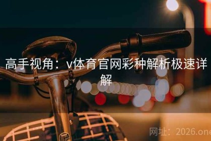 高手视角：v体育官网彩种解析极速详解