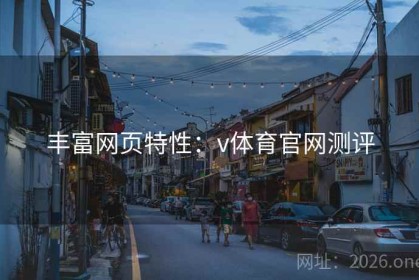 丰富网页特性：v体育官网测评