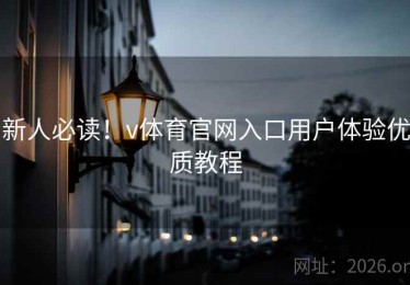 新人必读！v体育官网入口用户体验优质教程