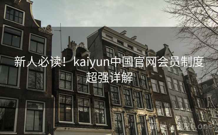 新人必读!kaiyun中国官网会员制度超强详解 新人必读!kaiyun中国官网会员制度超强详解