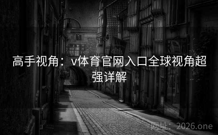高手视角:v体育官网入口全球视角超强详解 高手视角:v体育官网入口全球视角超强详解