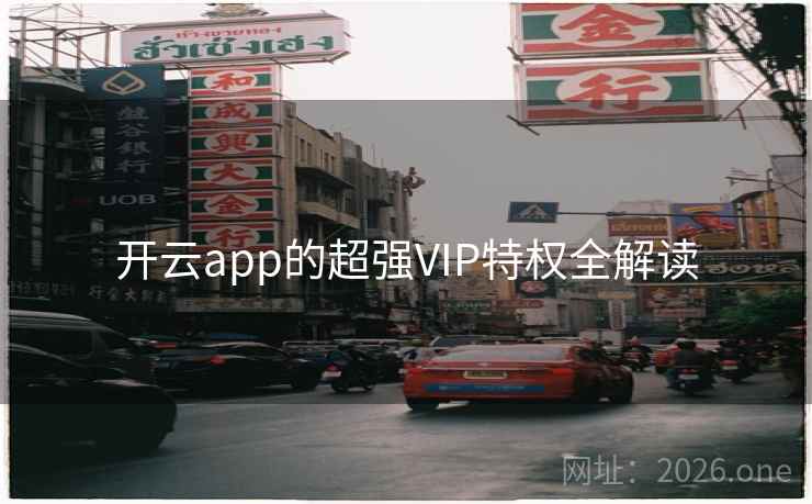 开云app的超强VIP特权全解读 开云app的超强VIP特权全解读